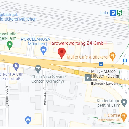 Google Maps Deutschland Office von Hardwarewartung 24 GmbH