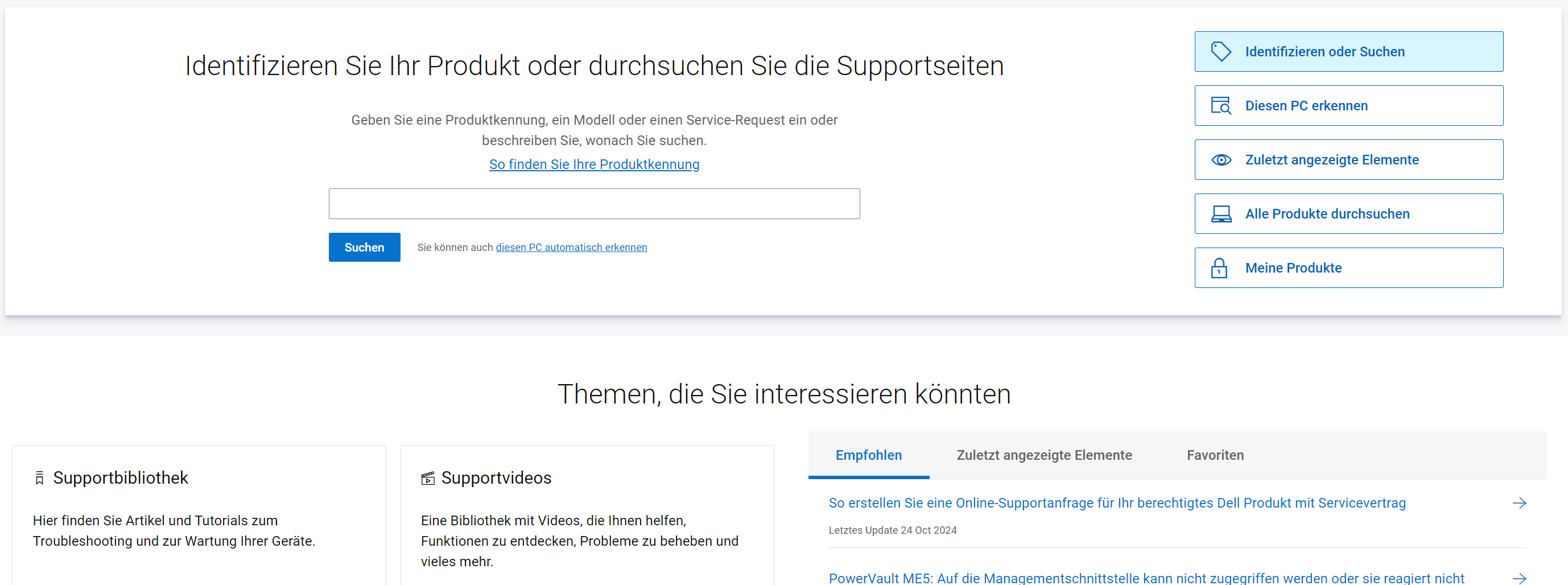 Dell Garantie Check Startseite