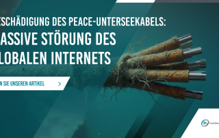 Beschädigung des Peace-Unterseekabels im Roten Meer: erhebliche Störung des globalen Datenverkehrs erwartet