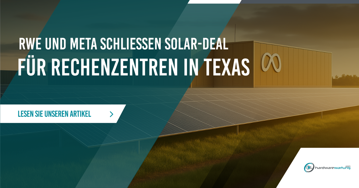 RWE und Meta schließen Solar-Deal für Rechenzentren in Texas