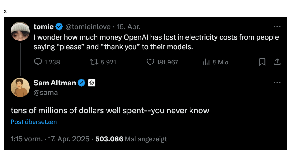 Sam Altman Tweet