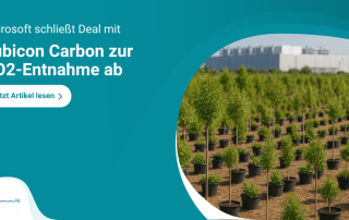 Microsoft schließt Deal mit Rubicon Carbon zur CO2-Entnahme ab