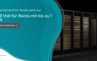KI-Rechenzentren: Nvidia setzt auf 800 Volt für Racks mit bis zu 1 MW