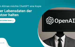 Sam Altman möchte ChatGPT eine Kopie aller Lebensdaten der Nutzer bereitstellen