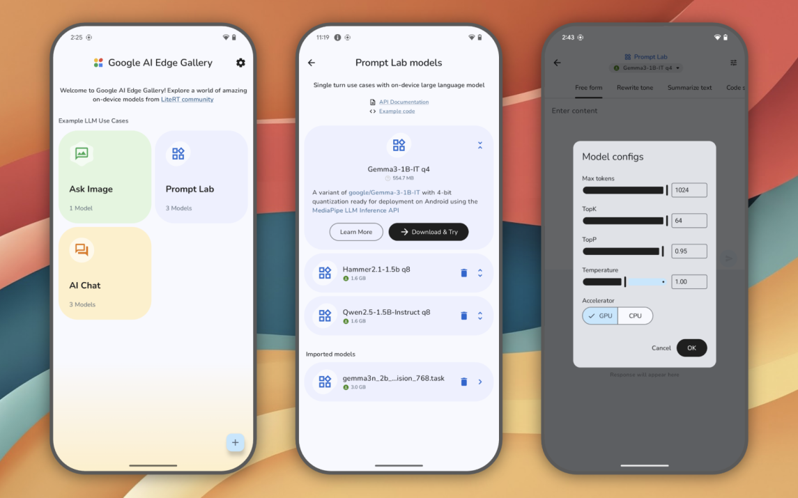 Google AI Edge Gallery: Übersicht