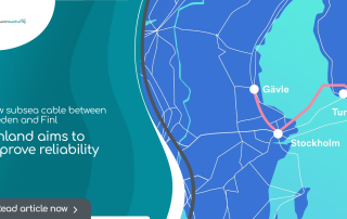 New subsea cable between Sweden and Finland aims to improve reliability
