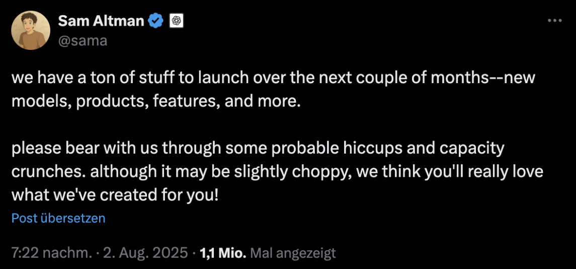Elon Musk: xAI soll in den kommenden 5 Jahren Kapazitäten von '50 Millionen H100 Äquivalenten' online haben