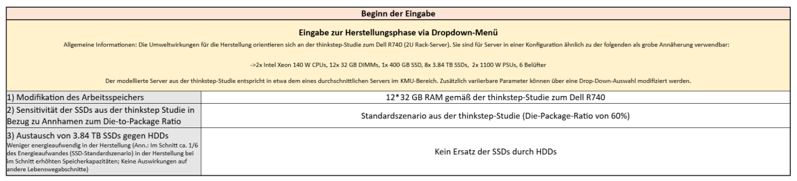 Referenz-Server Spezifikationen