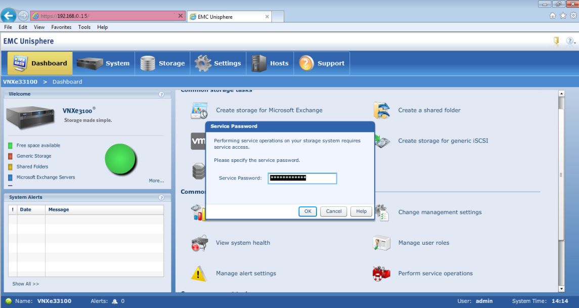 dell-emc-vnxe-generate-diganostics Dell EMC VNXe Diagnose-Dateien erzeugen