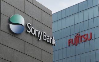 Sony Bank und Fujitsu