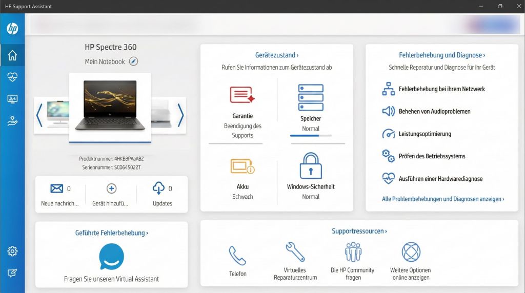 HP Assistant Chrome