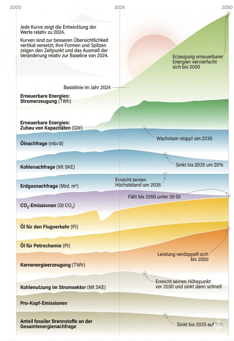 IEA: Prognose des weltweiten Energieverbrauchs